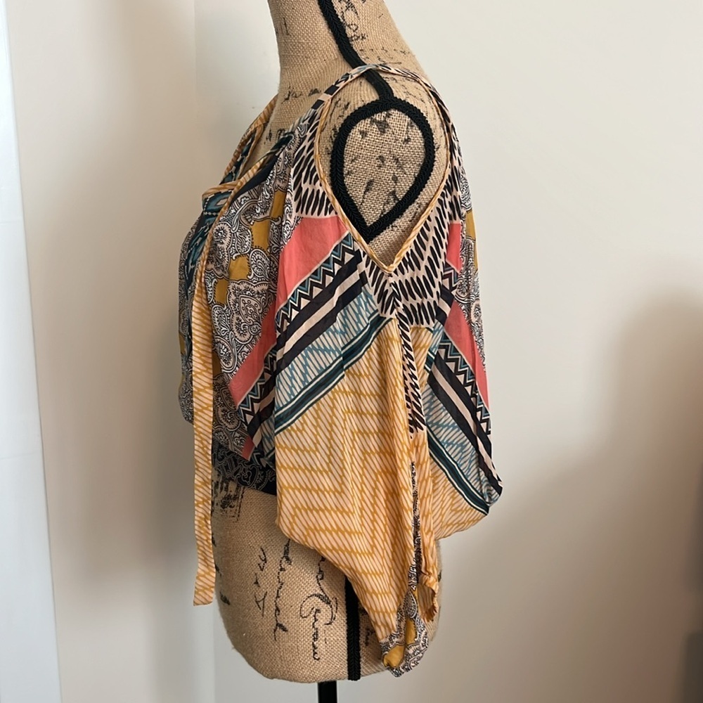 Warehouse Multicolor Patterned Blouse - Picture 6 of 7